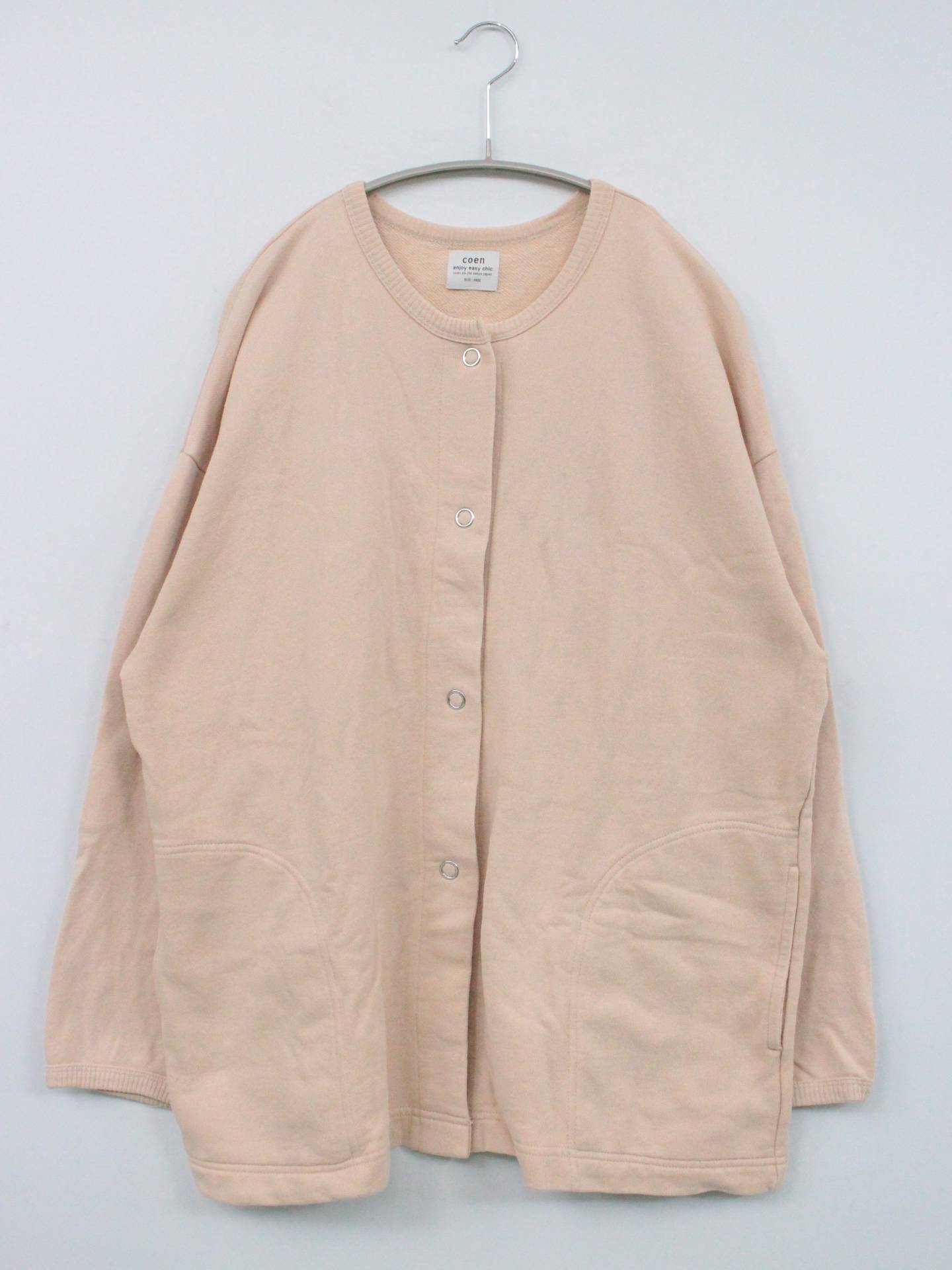 coen/カーディガン/ボレロ/トップス/ピンク/FREE