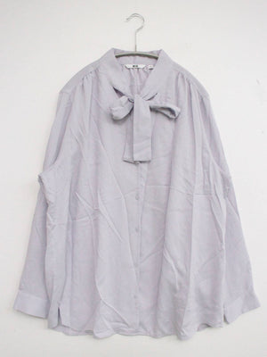 UNIQLO/ユニクロ/シャツ/ブラウス/トップス/スカイブルー/L