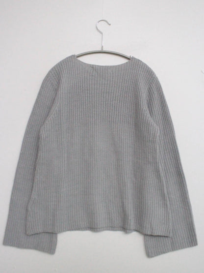 E hyphen world gallery peace/イーハイフンワールドギャラリーピース/ニット/セーター/トップス/グレー/F