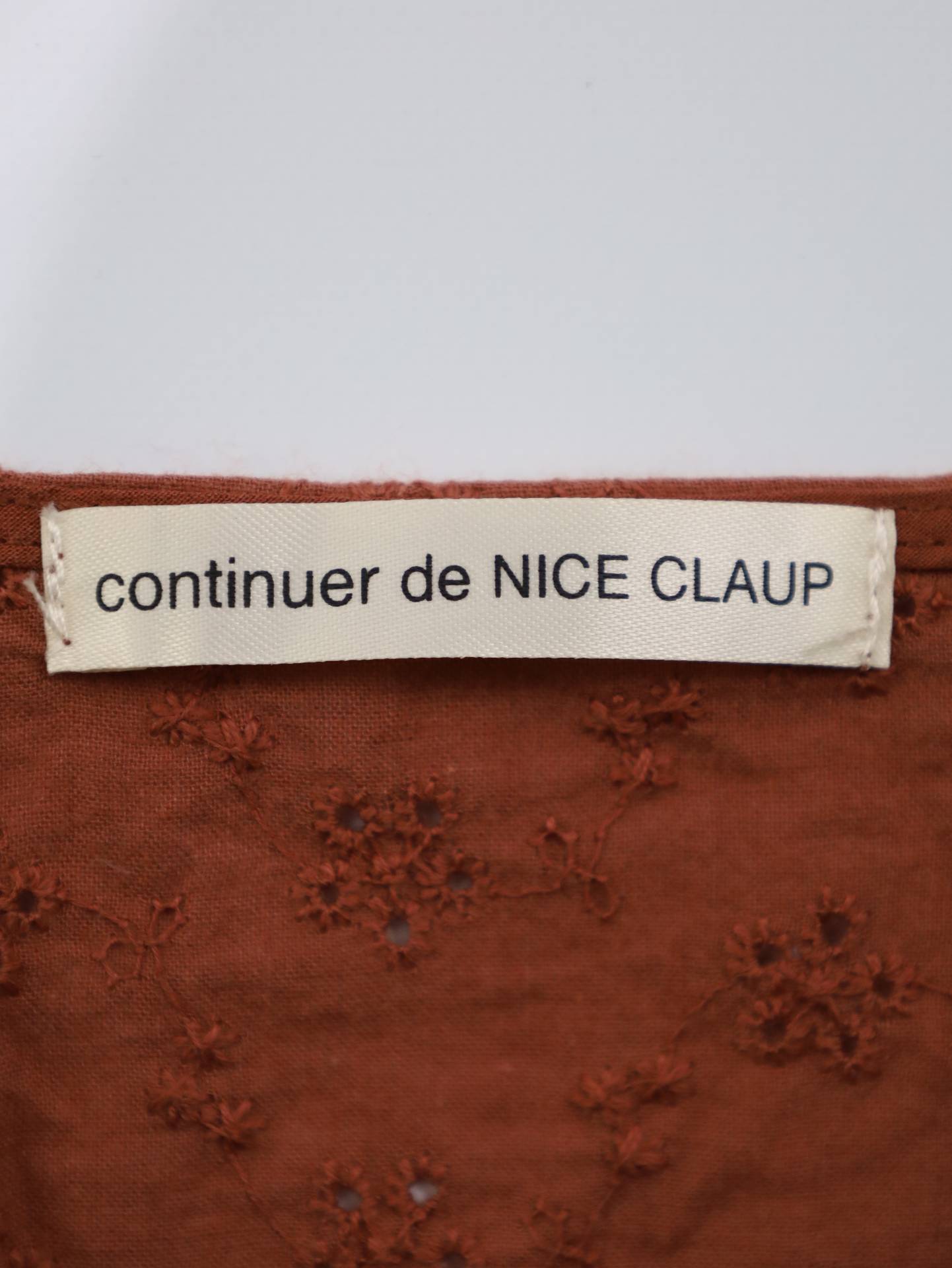 continuer de NICE CLAUP/シャツ/ブラウス/トップス/ブラウン/F
