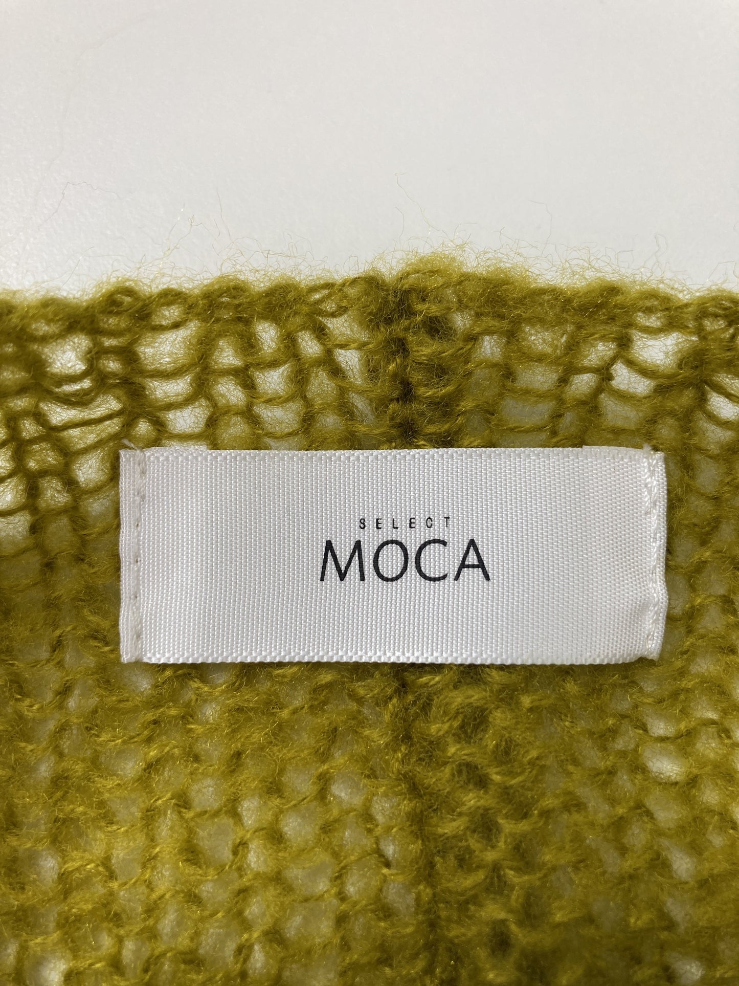 MOCA/モカ/ニット/セーター/トップス/イエロー/F