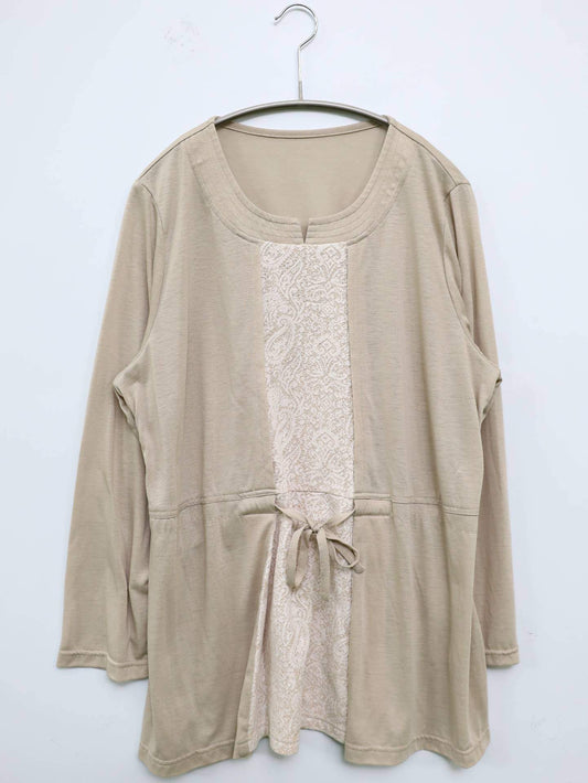 NOVE DUE/Tシャツ/カットソー/トップス/ベージュ/LL