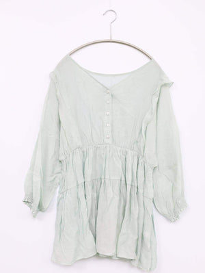 SLURR/チュニック/ワンピース/ドレス/ライトグリーン/F