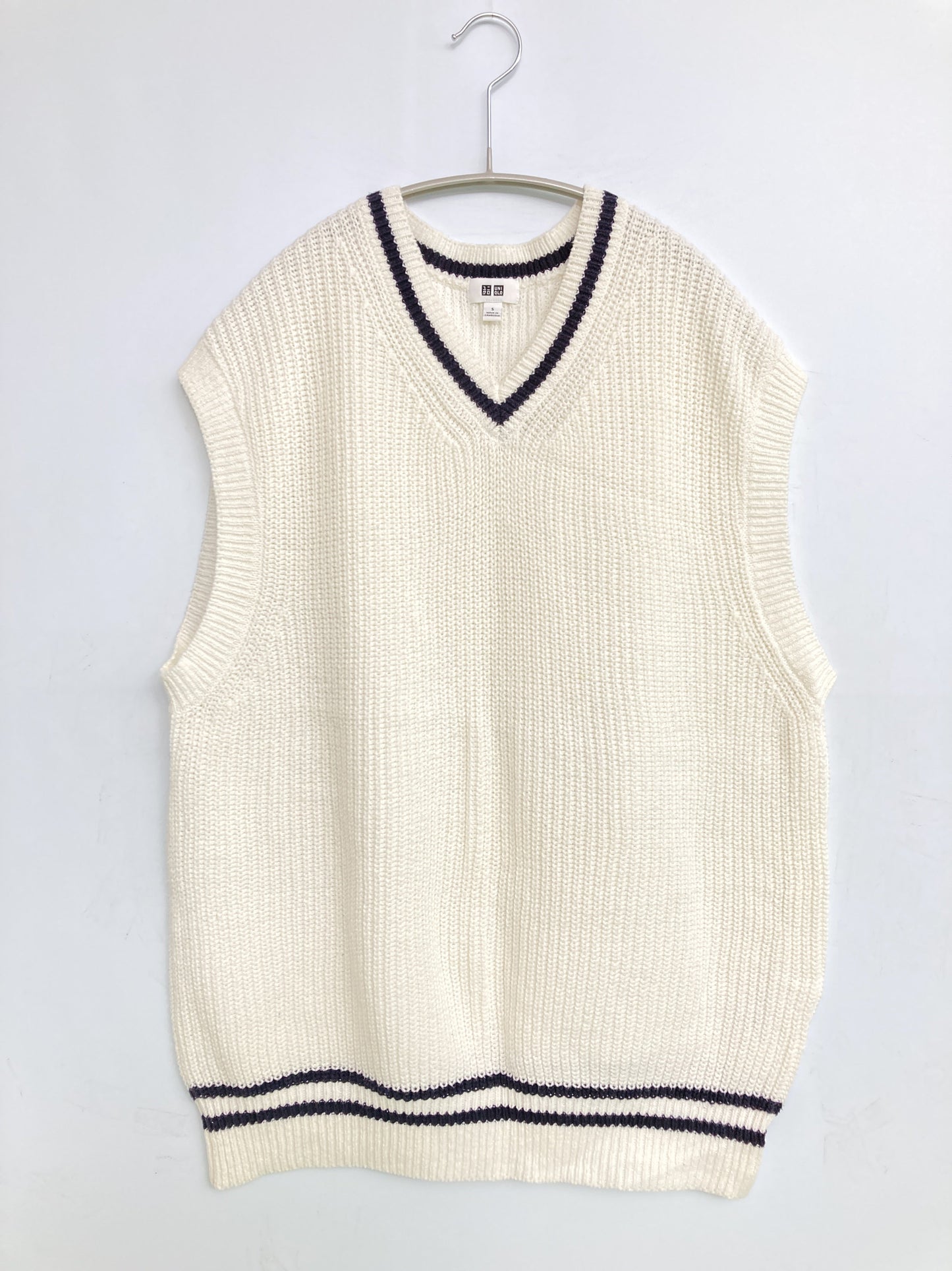 UNIQLO/ユニクロ/ベスト/トップス/ホワイト/S