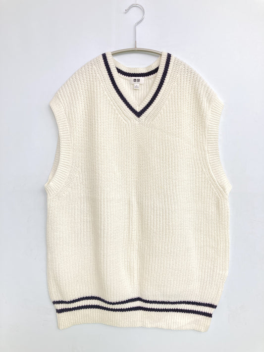 UNIQLO/ユニクロ/ベスト/トップス/ホワイト/S