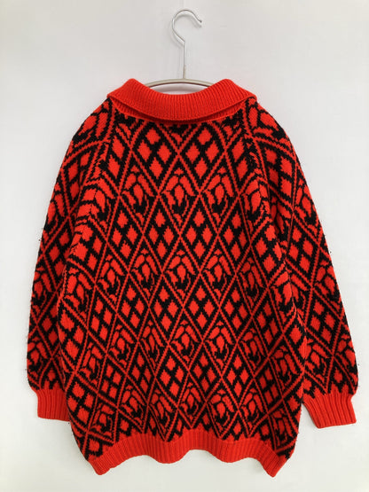 カーディガン/ボレロ/トップス/レッド