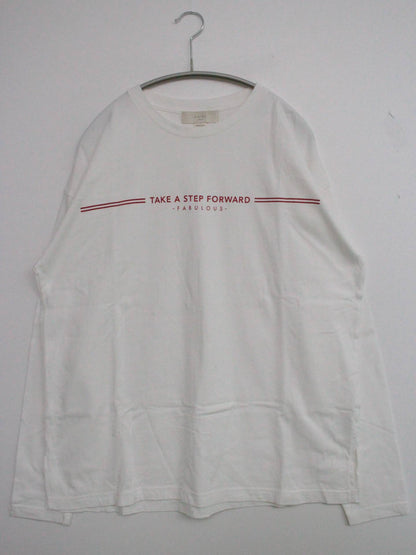 B：MING/Tシャツ/カットソー/トップス/ホワイト/ONE SIZE