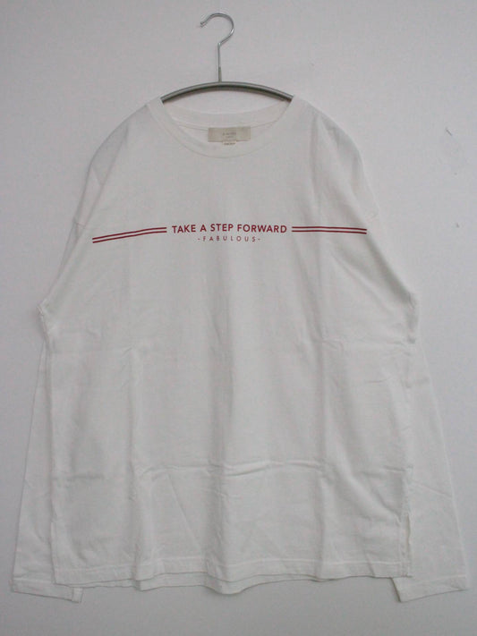 B：MING/Tシャツ/カットソー/トップス/ホワイト/ONE SIZE