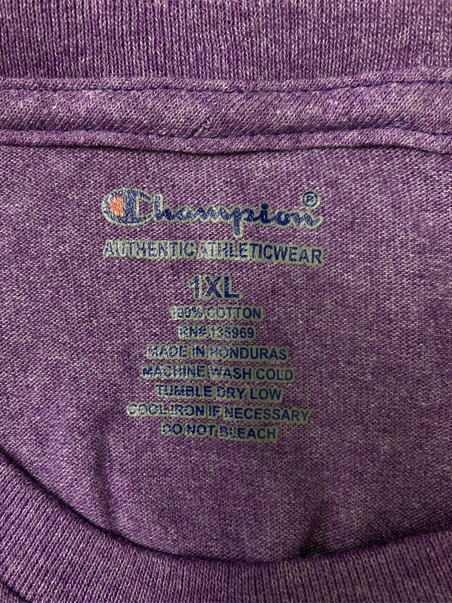 Champion/チャンピオン/Tシャツ/カットソー/トップス/パープル/1XL