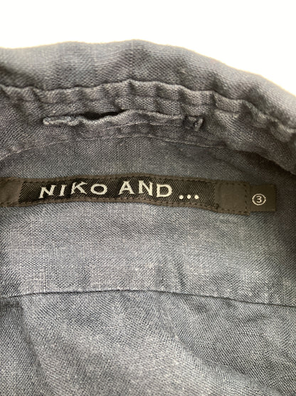 niko and .../ニコアンド/シャツ/ブラウス/トップス/ブルー/3