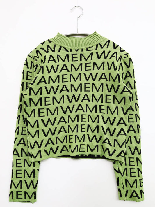 ready me go!/ニット/セーター/トップス/ライトグリーン