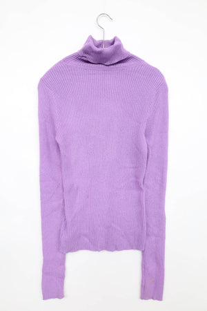 ニット/セーター/トップス/パープル/F