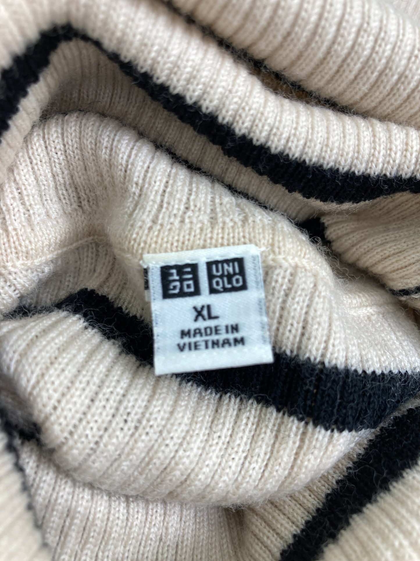 UNIQLO/ユニクロ/ニット/セーター/トップス/ベージュ/XL