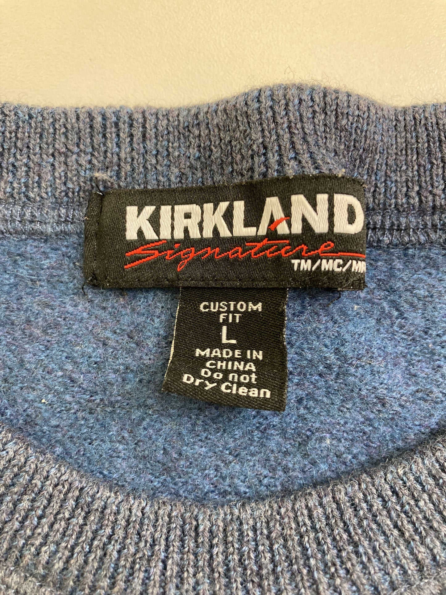 KIRKLAND Signature/スウェット/トップス/ブルー/L