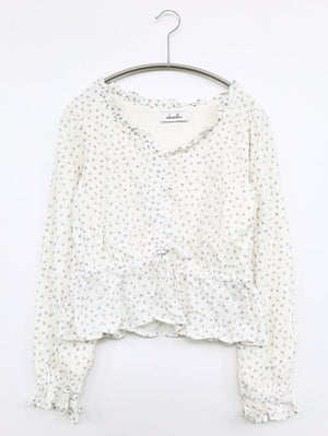 dazzlin/ダズリン/シャツ/ブラウス/トップス/ホワイト/F