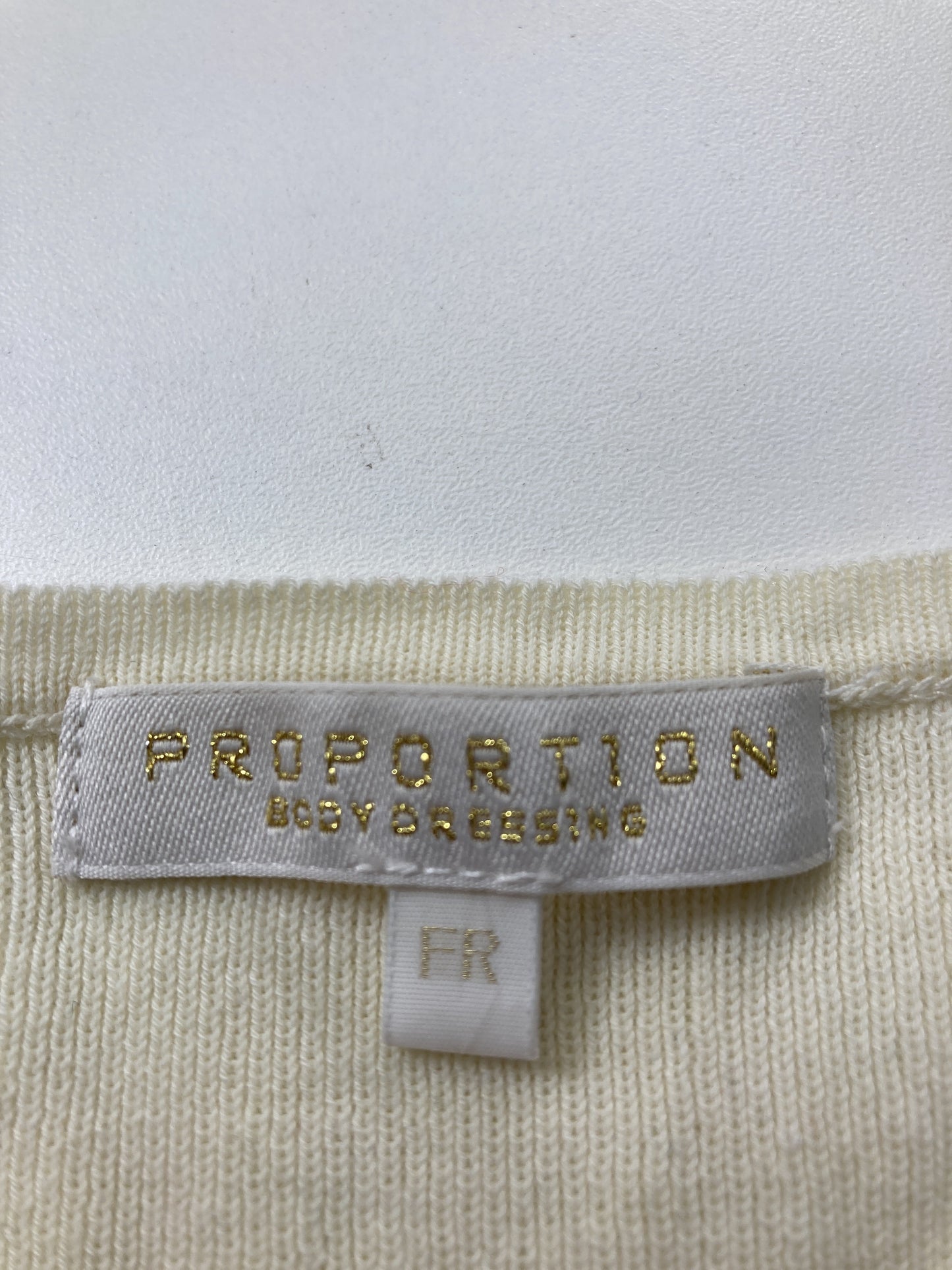 PROPORTION/ニット/セーター/トップス/ホワイト/FR