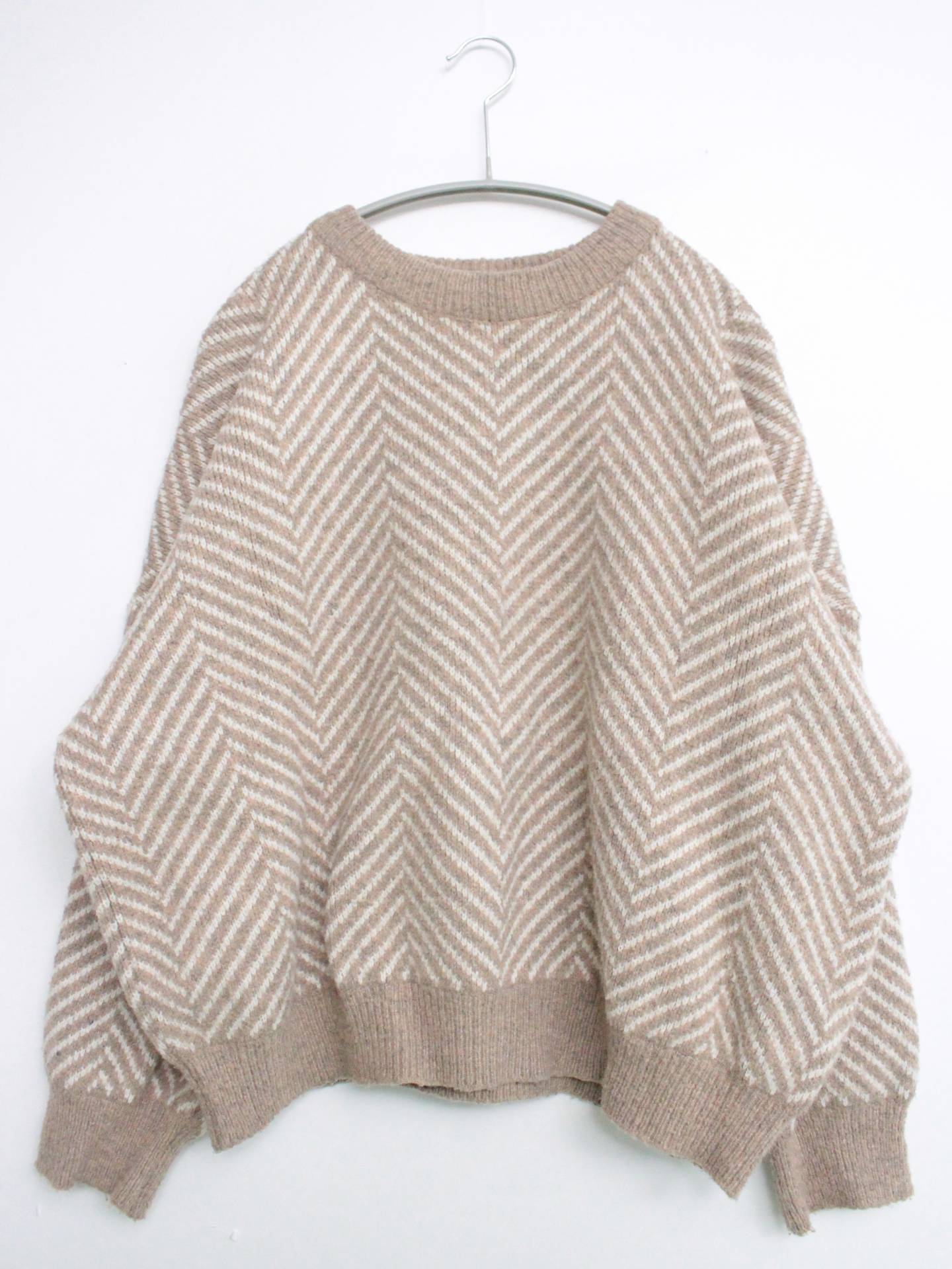 RiLi/リリ/ニット/セーター/トップス/ベージュ/FREE