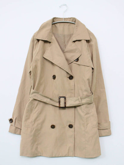 トレンチコート/ジャケット/アウター/ベージュ/M