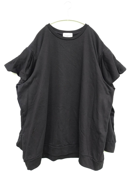 lanan/Tシャツ/カットソー/トップス/ブラック