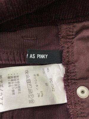 AS KNOW AS PINKY/アズノゥアズピンキー/その他パンツ/パンツ/パープル/M