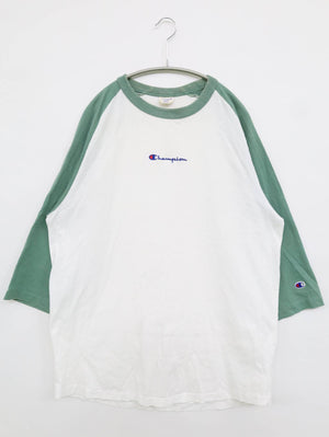 Champion/チャンピオン/Tシャツ/カットソー/トップス/グリーン/LARGE