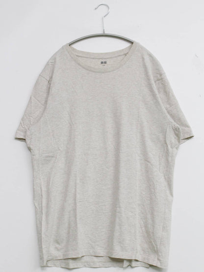UNIQLO/ユニクロ/Tシャツ/カットソー/トップス/グレー/L