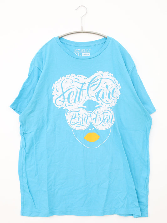IZZY＆LIV/Tシャツ/カットソー/トップス/スカイブルー/XL