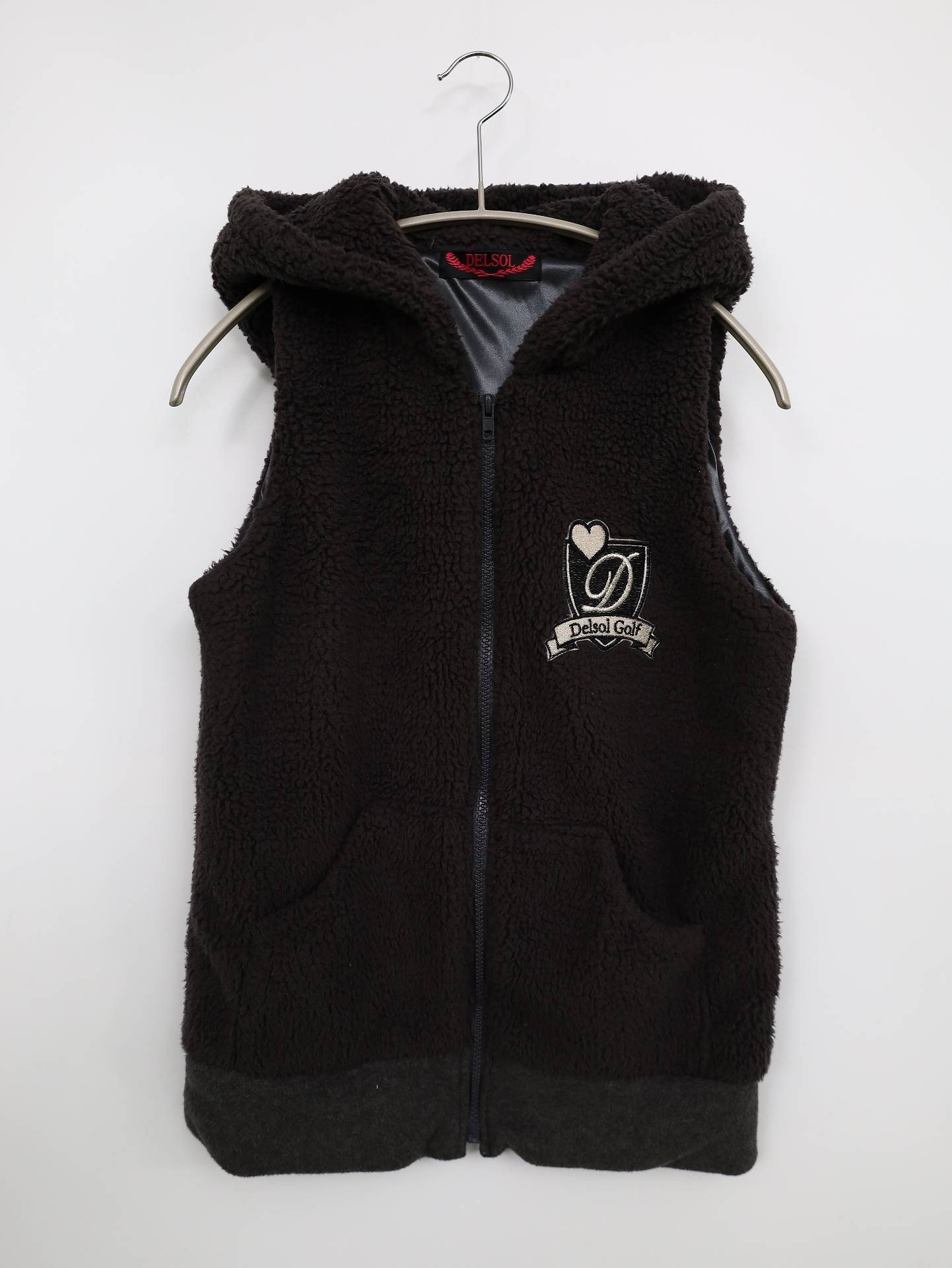 DELSOL/ベスト/トップス/ブラック/M