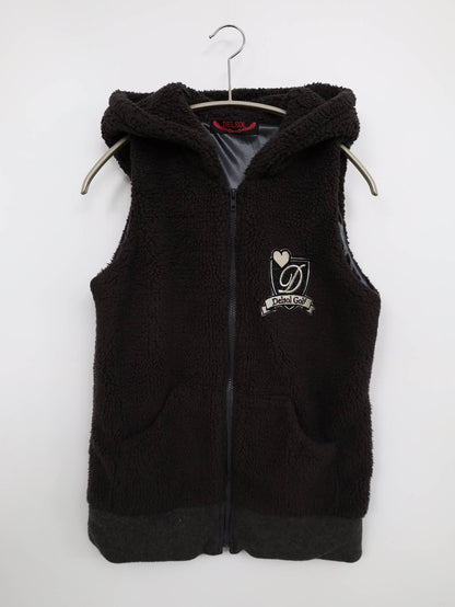 DELSOL/ベスト/トップス/ブラック/M