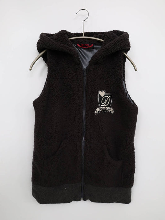 DELSOL/ベスト/トップス/ブラック/M