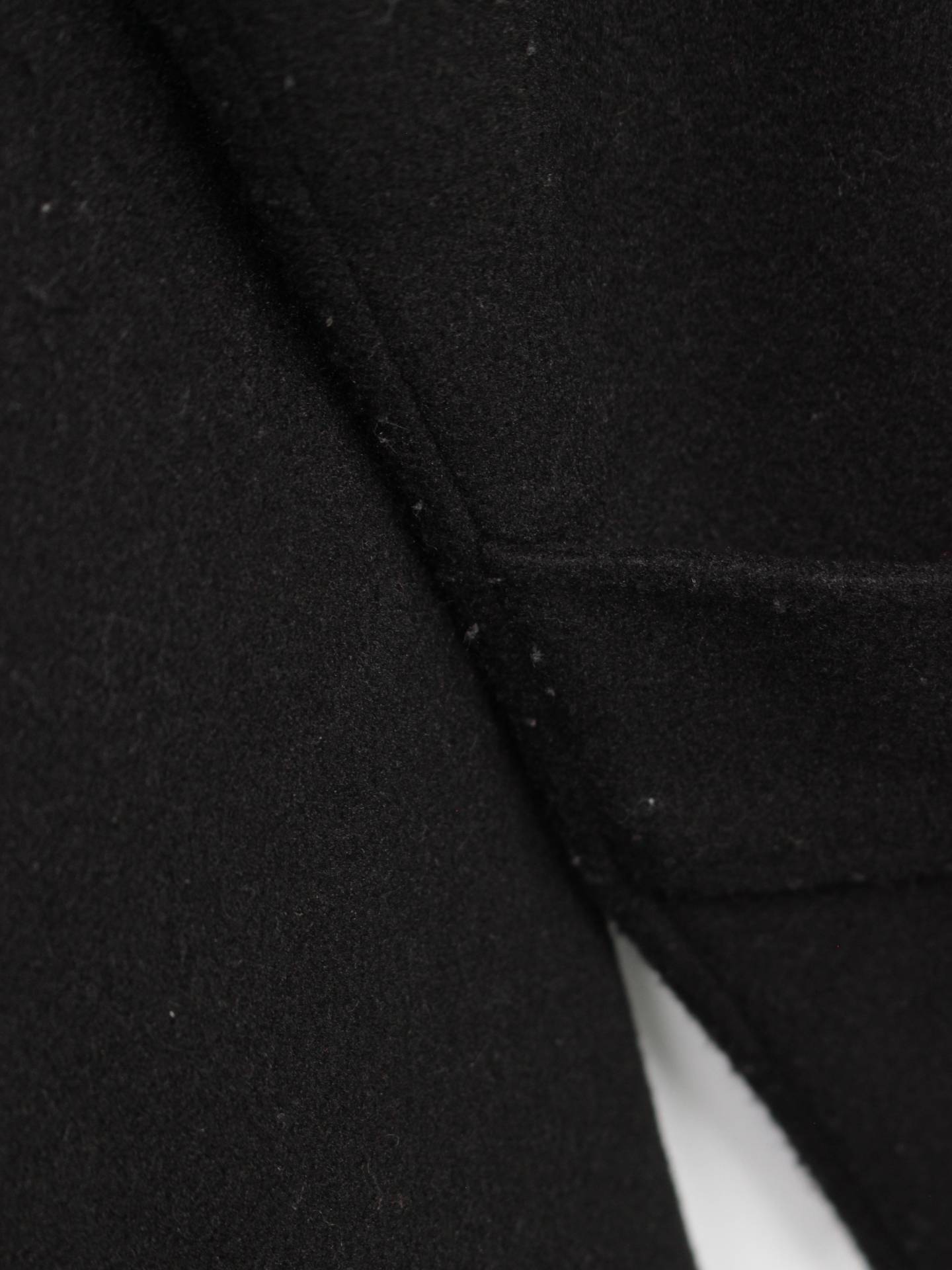 ノーカラーコート/ジャケット/アウター/ブラック/M