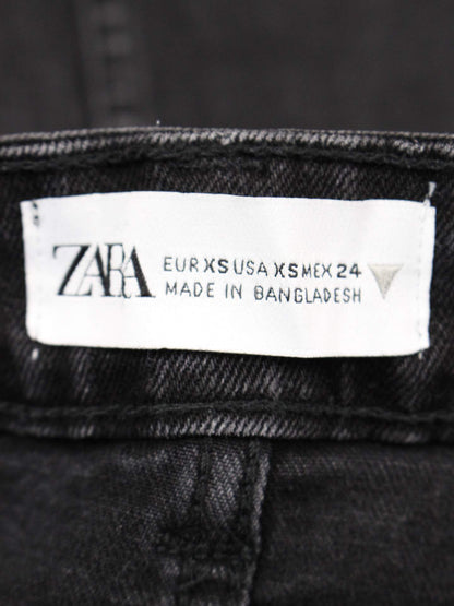 ZARA/ザラ/ミモレ/半端丈スカート/スカート/ブラック/EUR XS/USA XS/MEX 24