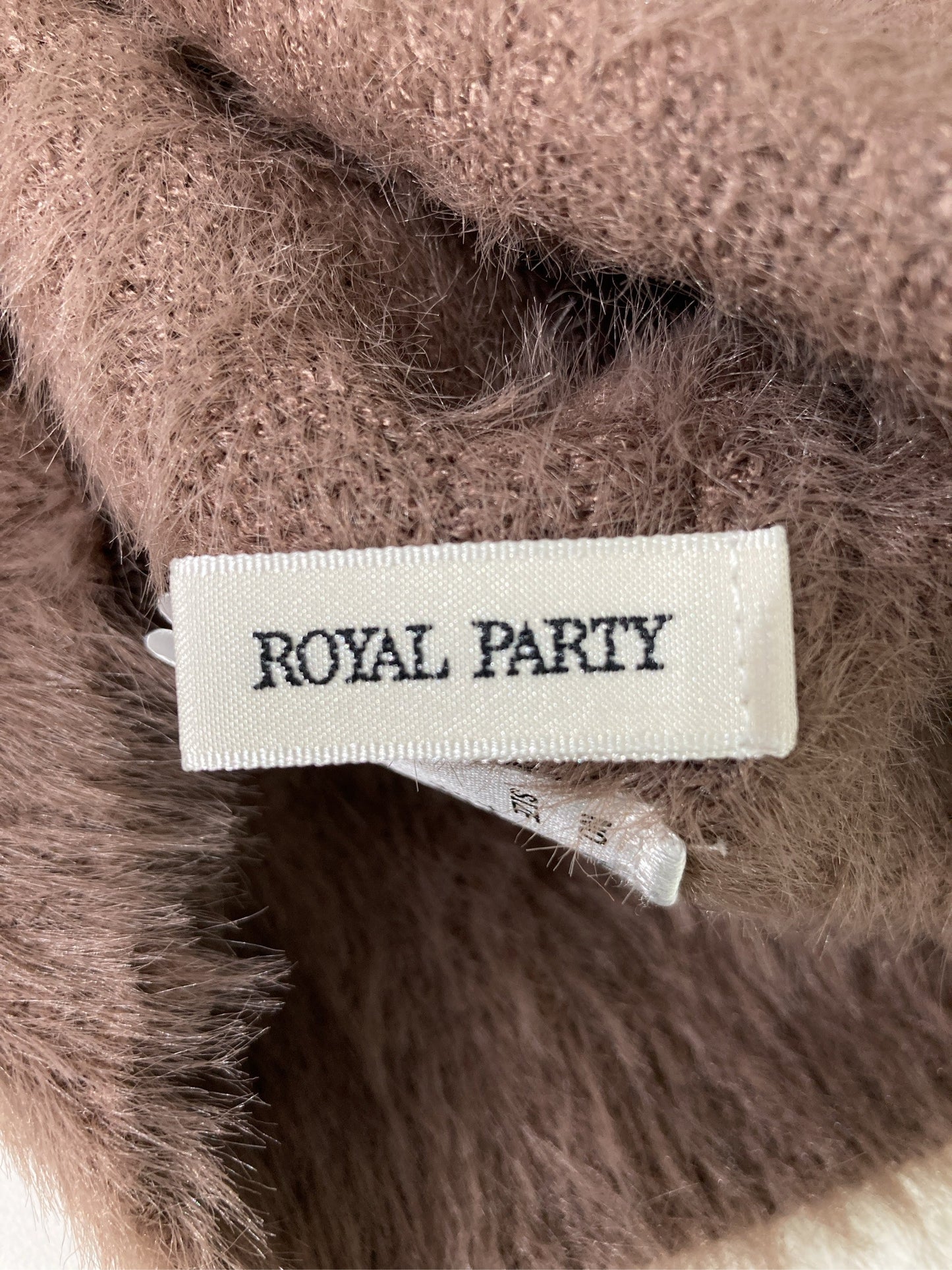 ROYAL PARTY/ロイヤルパーティー/ニット/セーター/トップス/ベージュ/F