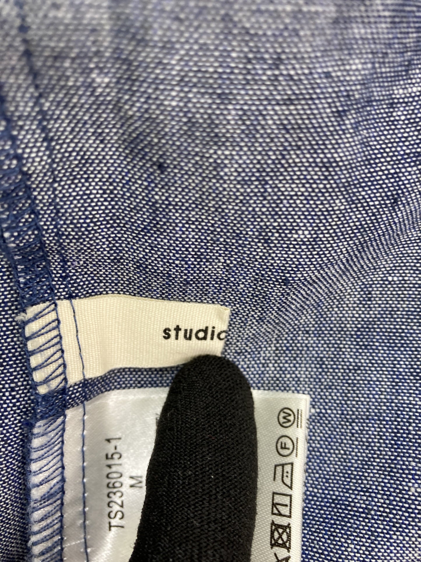 studio CLIP/スタジオクリップ/シャツワンピース/ワンピース/ドレス/ブルー/M