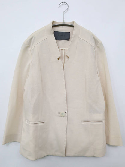 B ability/ノーカラージャケット/ジャケット/アウター/アイボリー/40