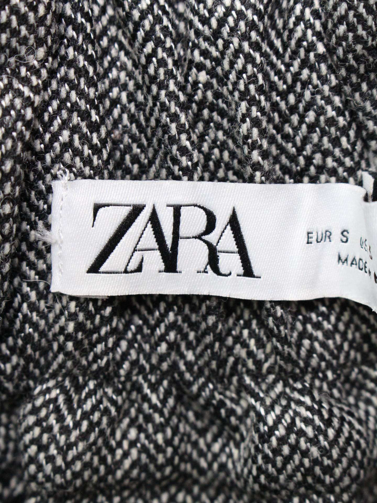 ZARA/ザラ/ジャンパースカート/ワンピース/ドレス/グレー/S