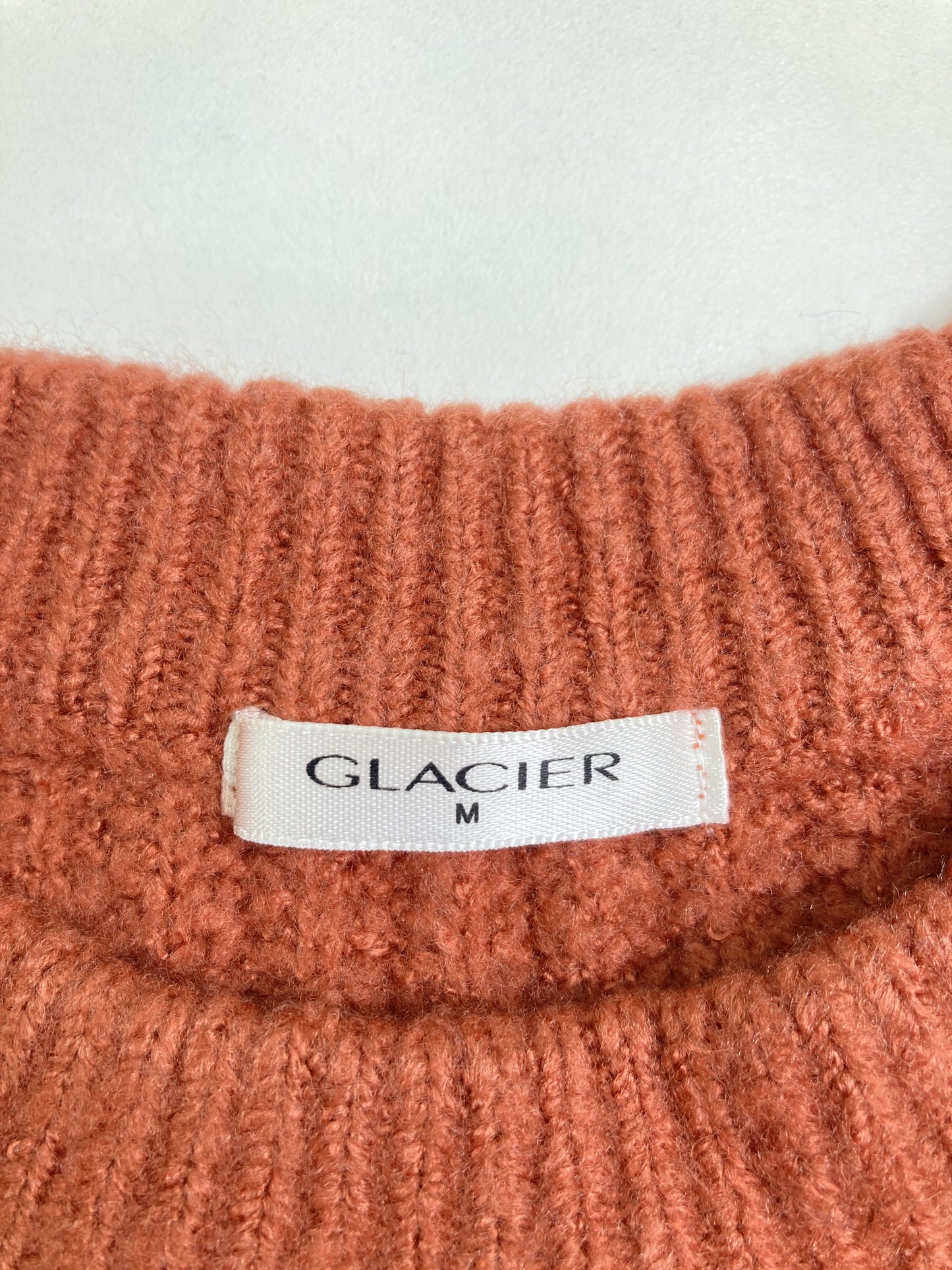 GLACIER/グラシア/ニット/セーター/トップス/ブラウン/M