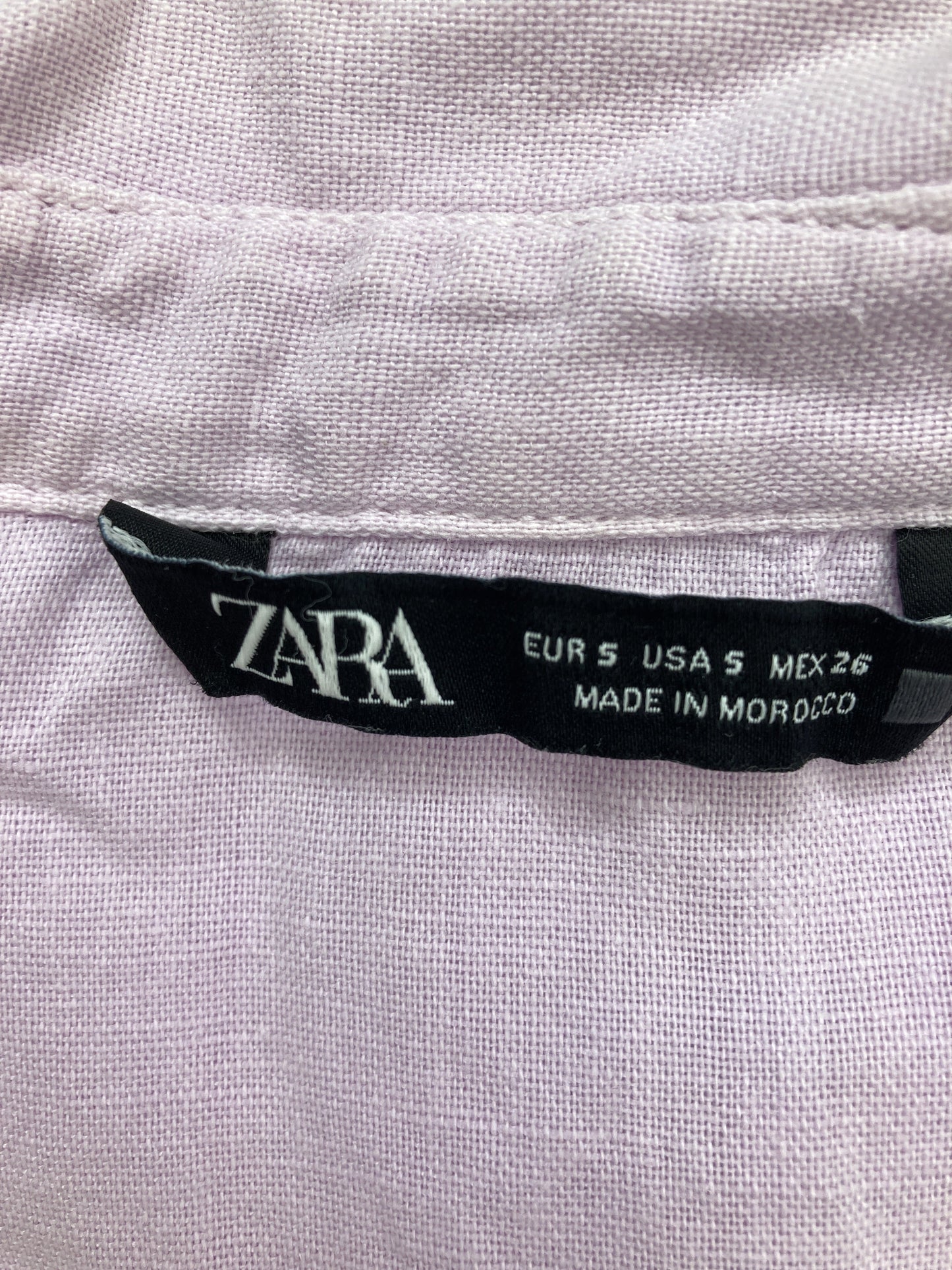 ZARA/ザラ/シャツワンピース/ワンピース/ドレス/パープル/EUR S/USA S/MEX 26