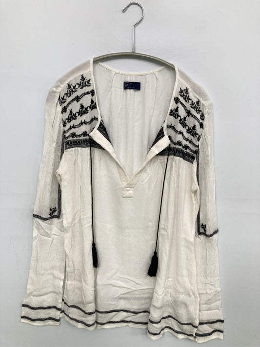 GAP/ギャップ/シャツ/ブラウス/トップス/ホワイト/M
