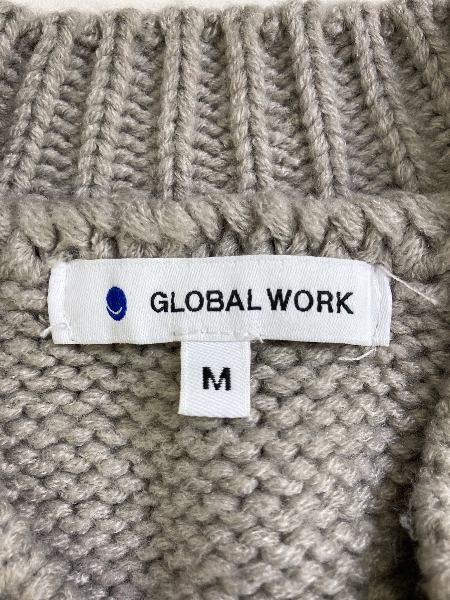 GLOBAL WORK/グローバルワーク/カーディガン/ボレロ/トップス/グレー/M