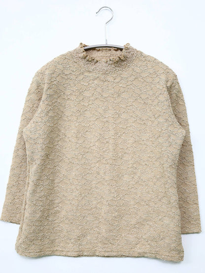 LASE･LASE/Tシャツ/カットソー/トップス/ベージュ/M