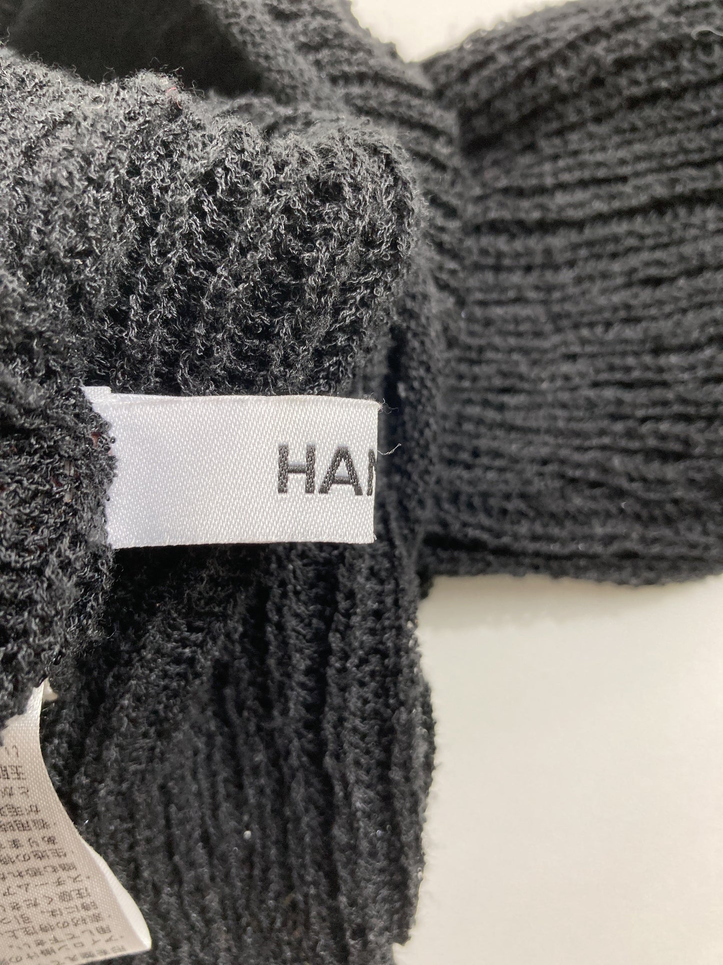 HANNE/ニット/セーター/トップス/ブラック/F