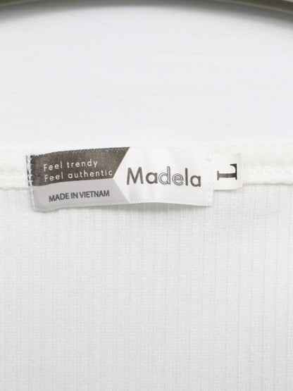 Madela/Tシャツ/カットソー/トップス/ホワイト/L