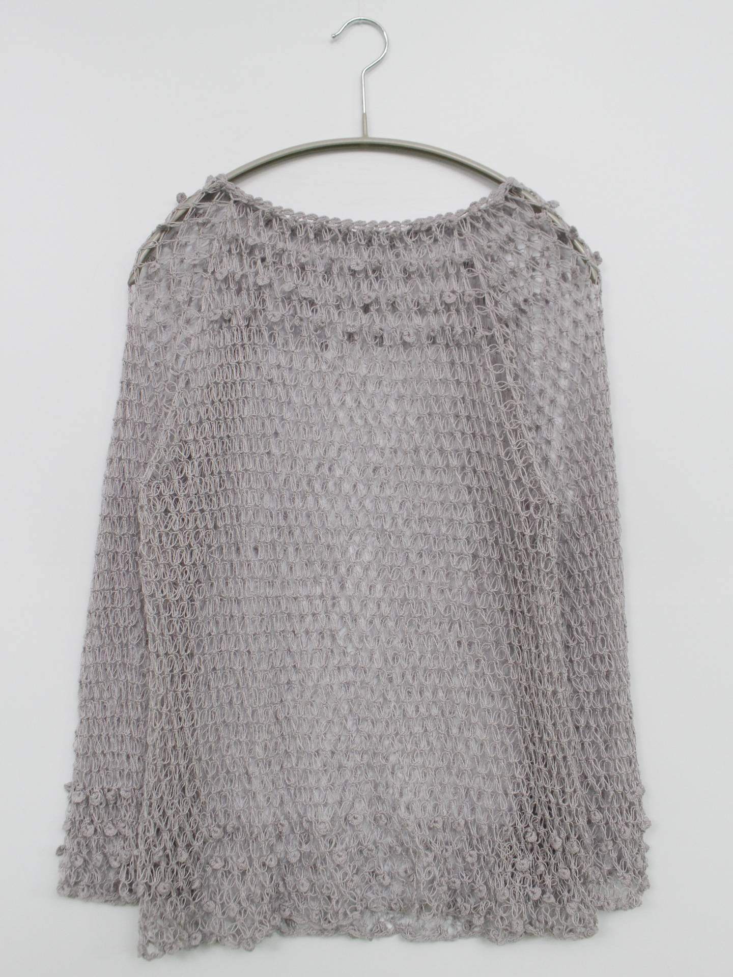 ニット/セーター/トップス/グレー