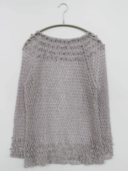 ニット/セーター/トップス/グレー