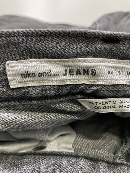 NIKO AND...JEANS/ニコアンドジーンズ/デニムパンツ/パンツ/グレー/S
