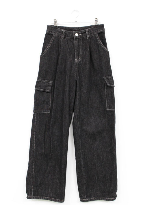 デニムパンツ/パンツ/ブラック/S