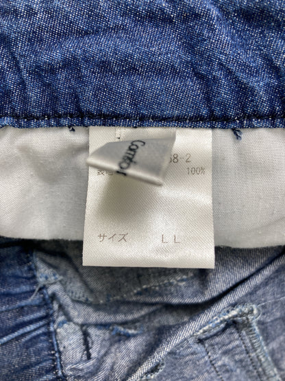 Comfort basic/コンフォートベーシック/デニムパンツ/パンツ/ネイビー/LL