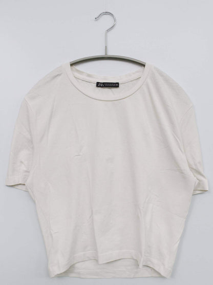 ZARA/ザラ/Tシャツ/カットソー/トップス/ホワイト/M