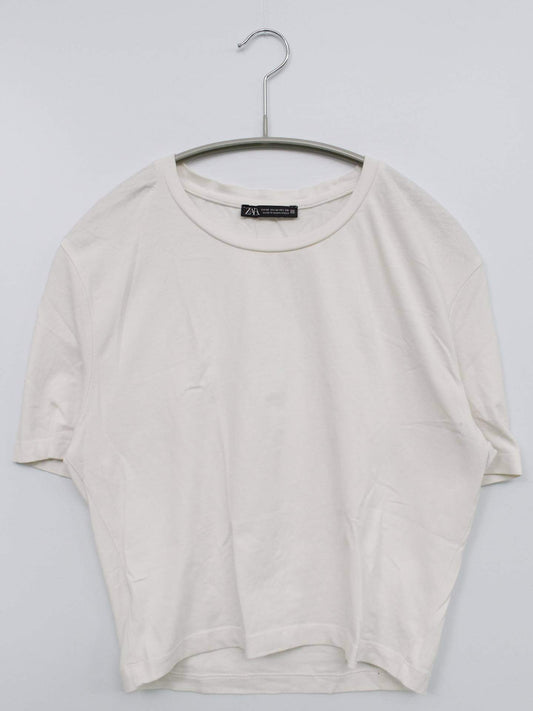 ZARA/ザラ/Tシャツ/カットソー/トップス/ホワイト/M